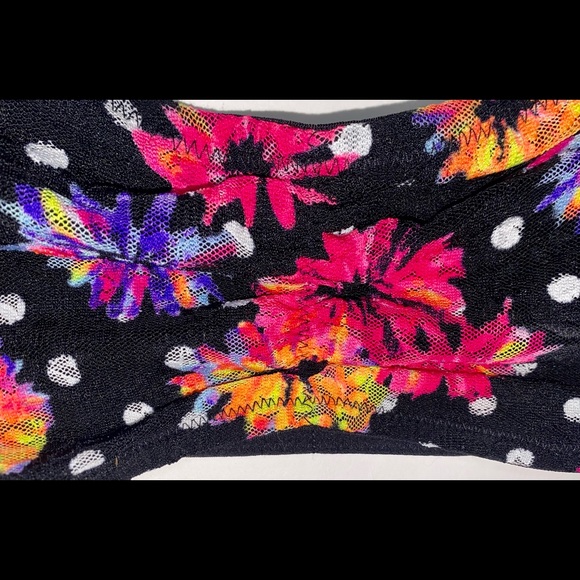 PINK Victoria’s Secret Floral Bright Bandeau Bra - Picture 2 of 8